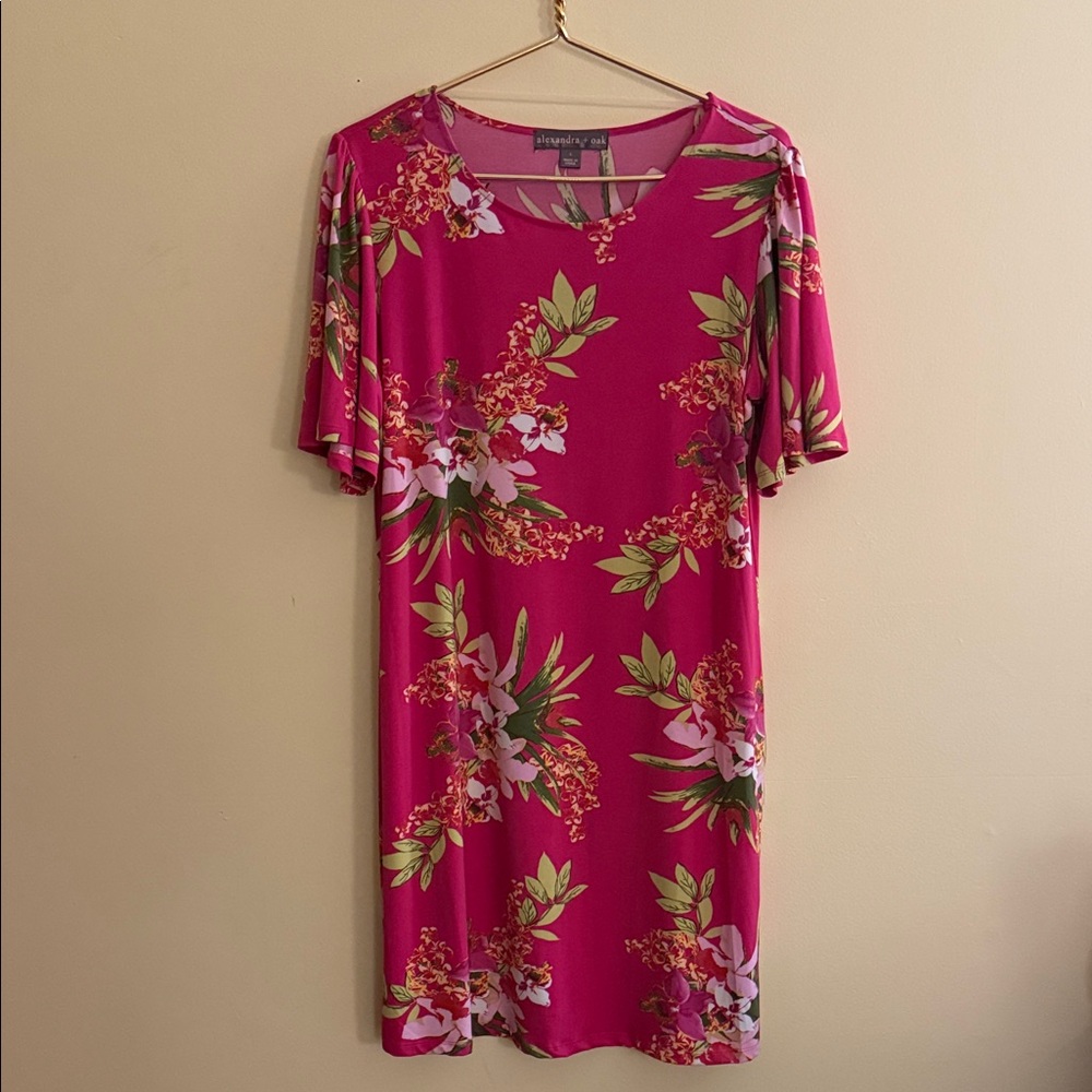 Alexandra + Oak Women’s Pink Floral Dress